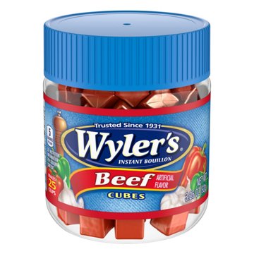 Wyler's Instant Bouillon Beef Flavor Cubes, 3.25 oz