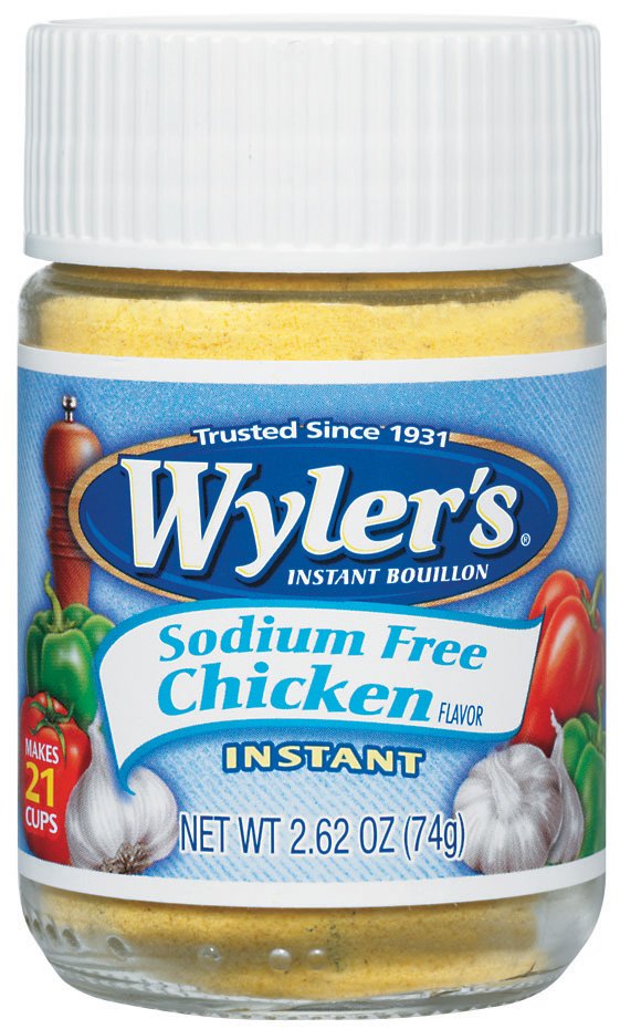 Wyler's Instant Bouillon Sodium Free Chicken Flavor Shop Broth