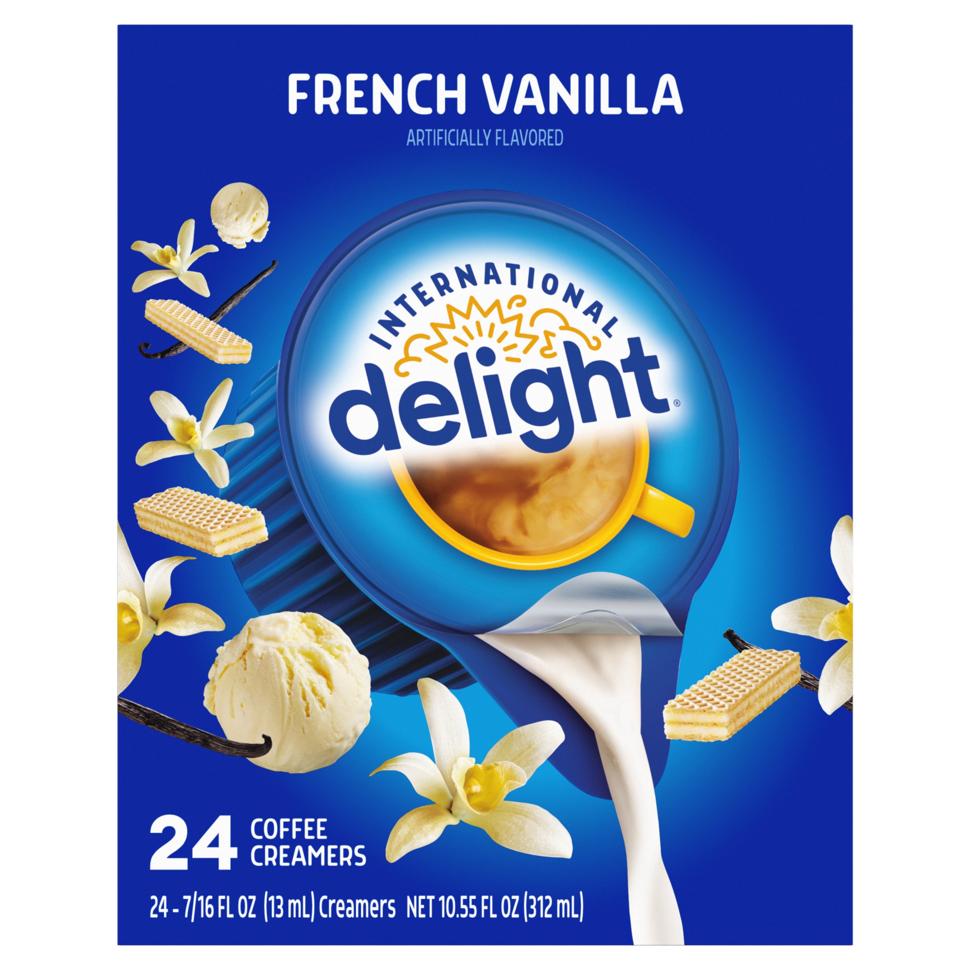 International Delight Mini I D S French Vanilla Liquid Coffee Creamer Singles Shop Coffee Creamer At H E B