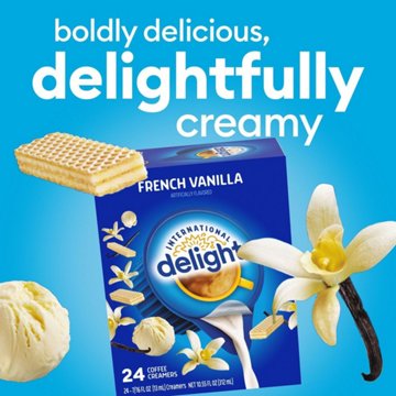 International Delight French Vanilla Coffee Creamer Singles