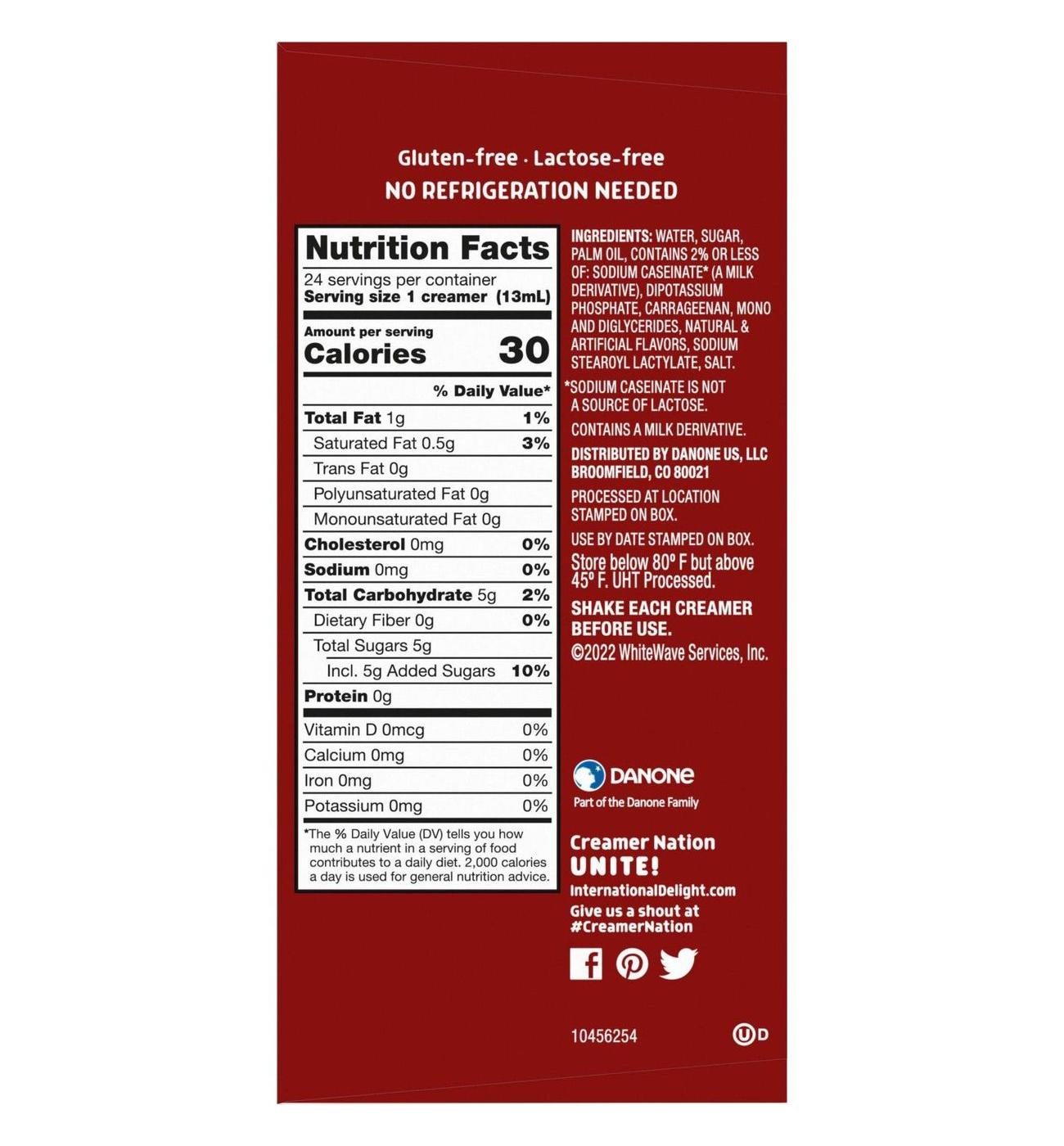 International Delight Hazelnut Coffee Creamer Singles; image 8 of 10