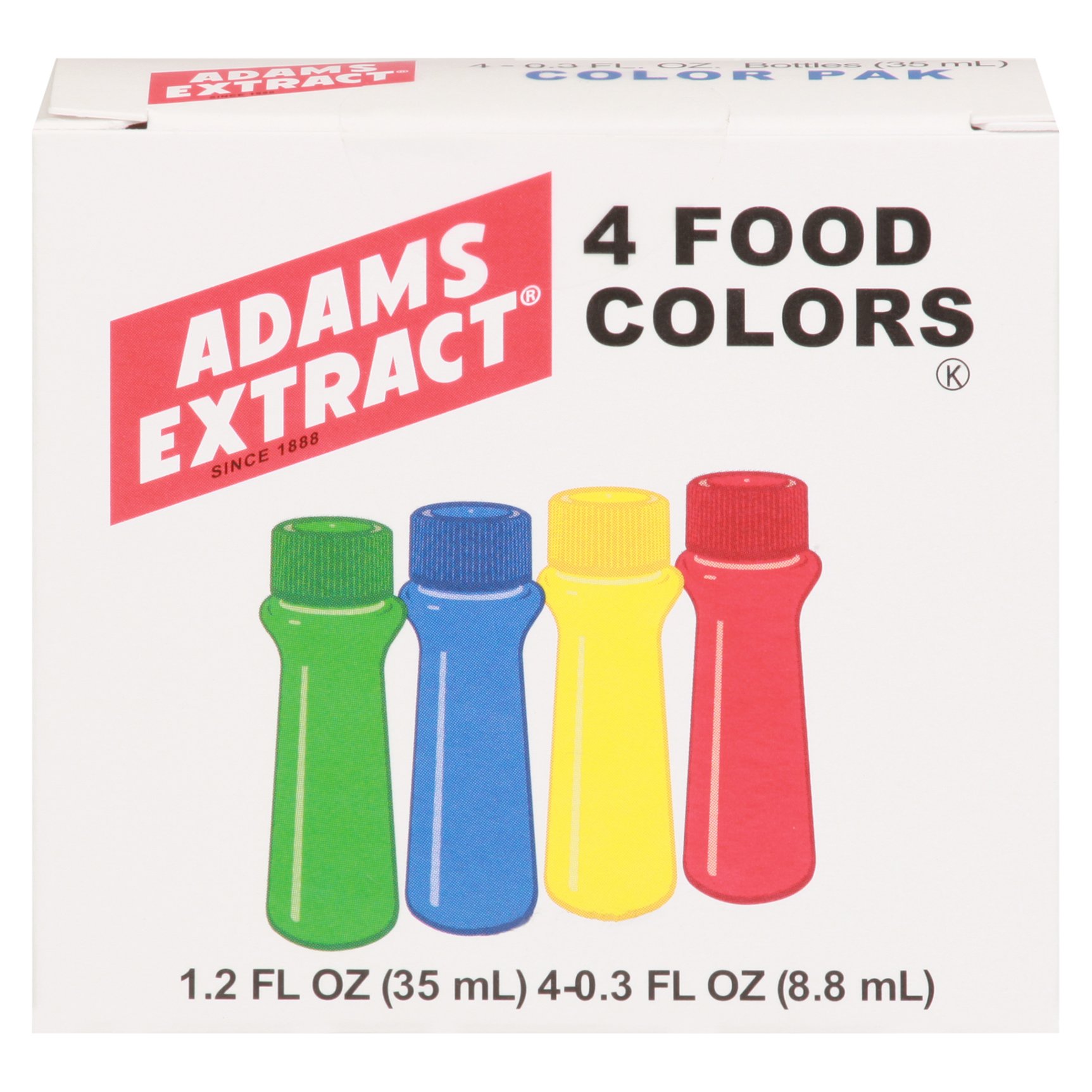 McCormick, Food Coloring & Egg Dye, Four Assorted, 1oz Box (Pack of 3)