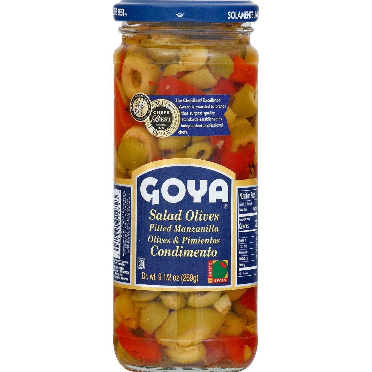 Goya Salad Olives Shop Olives at HEB