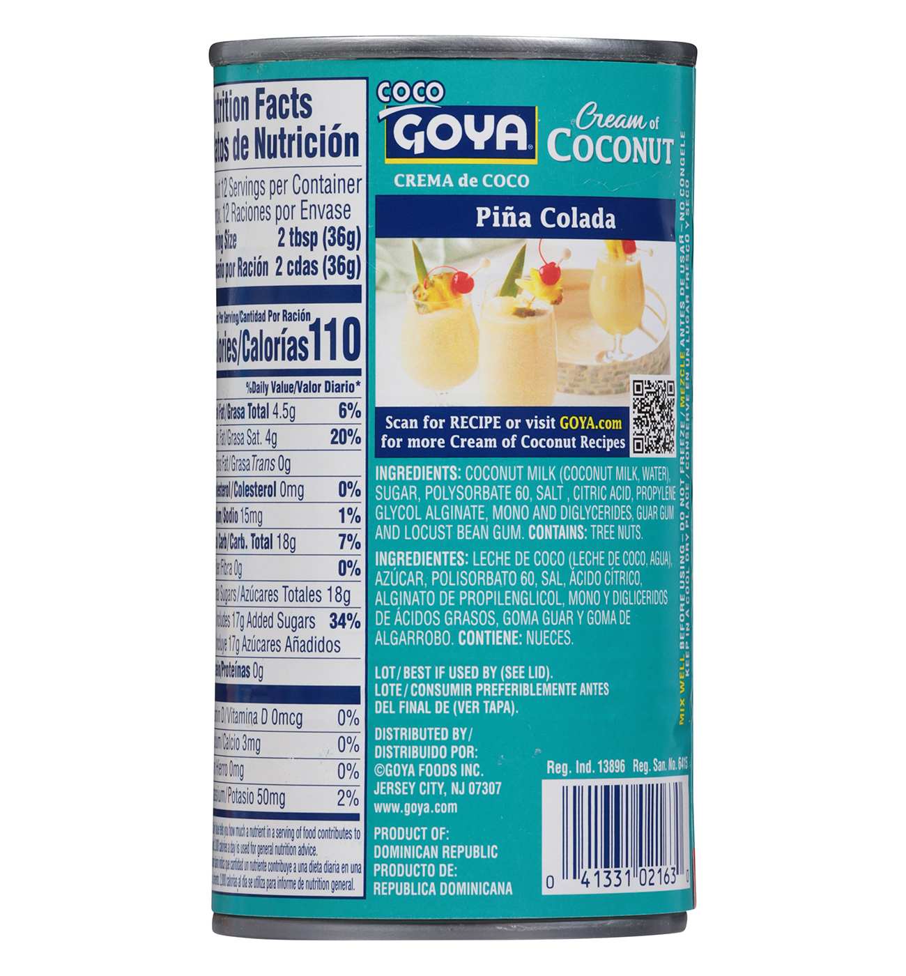Goya Coconut Cream; image 2 of 4
