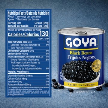 Goya Black Beans, 29 oz