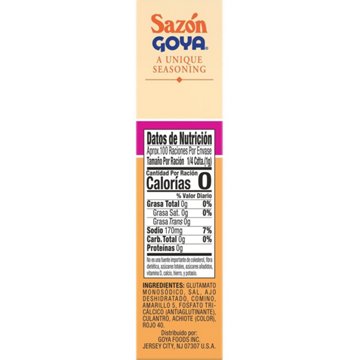 Goya Sazón Coriander & Annatto Seasoning