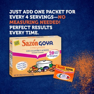 Goya Sazón Coriander & Annatto Seasoning