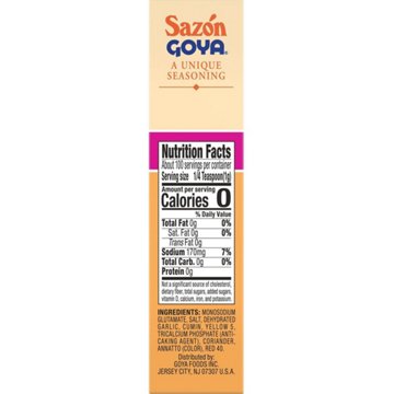 Goya Sazón Coriander & Annatto Seasoning