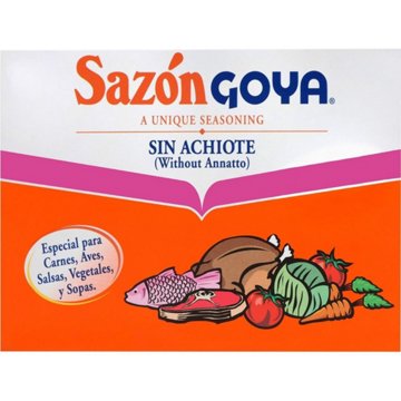 Goya Sazón without Annatto Seasoning