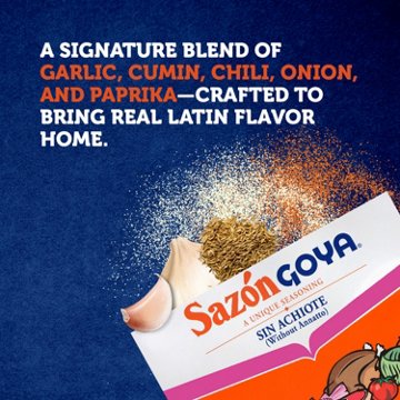 Goya Sazón without Annatto Seasoning