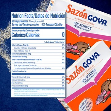 Goya Sazón without Annatto Seasoning