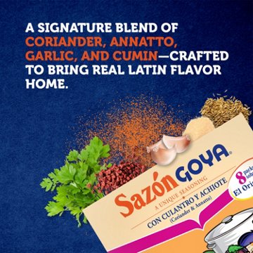 Goya Sazón Coriander & Annatto Seasoning