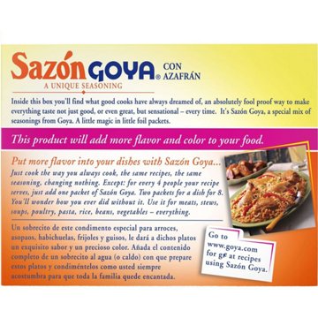 Goya Sazón with Saffron Seasoning, 1.41 oz