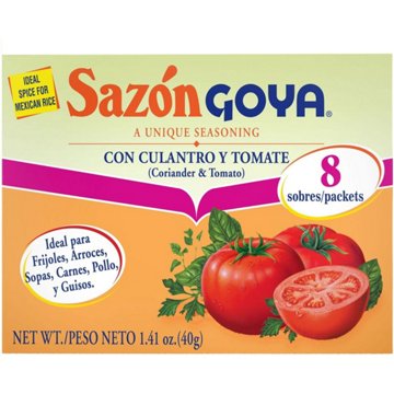 Goya Sazón Coriander & Tomato Seasoning, 1.41 oz