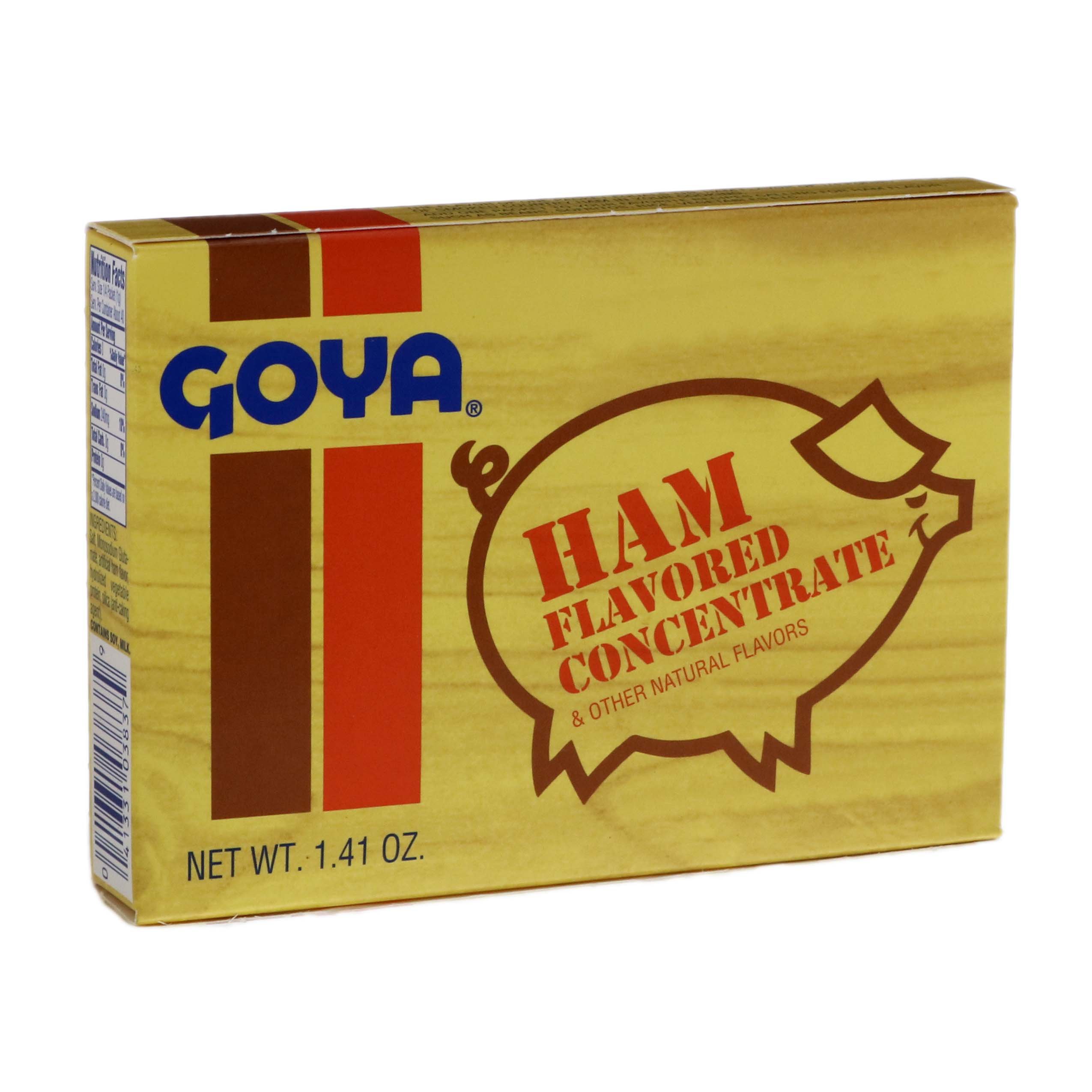 3 Boxes Goya HAM Flavored Concentrate Seasoning For Bean Soup Rice