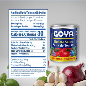 Goya Tomato Sauce, 8 oz