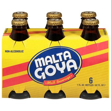 Goya Malta Non Alcoholic Malt Beverage 6 pk Bottles