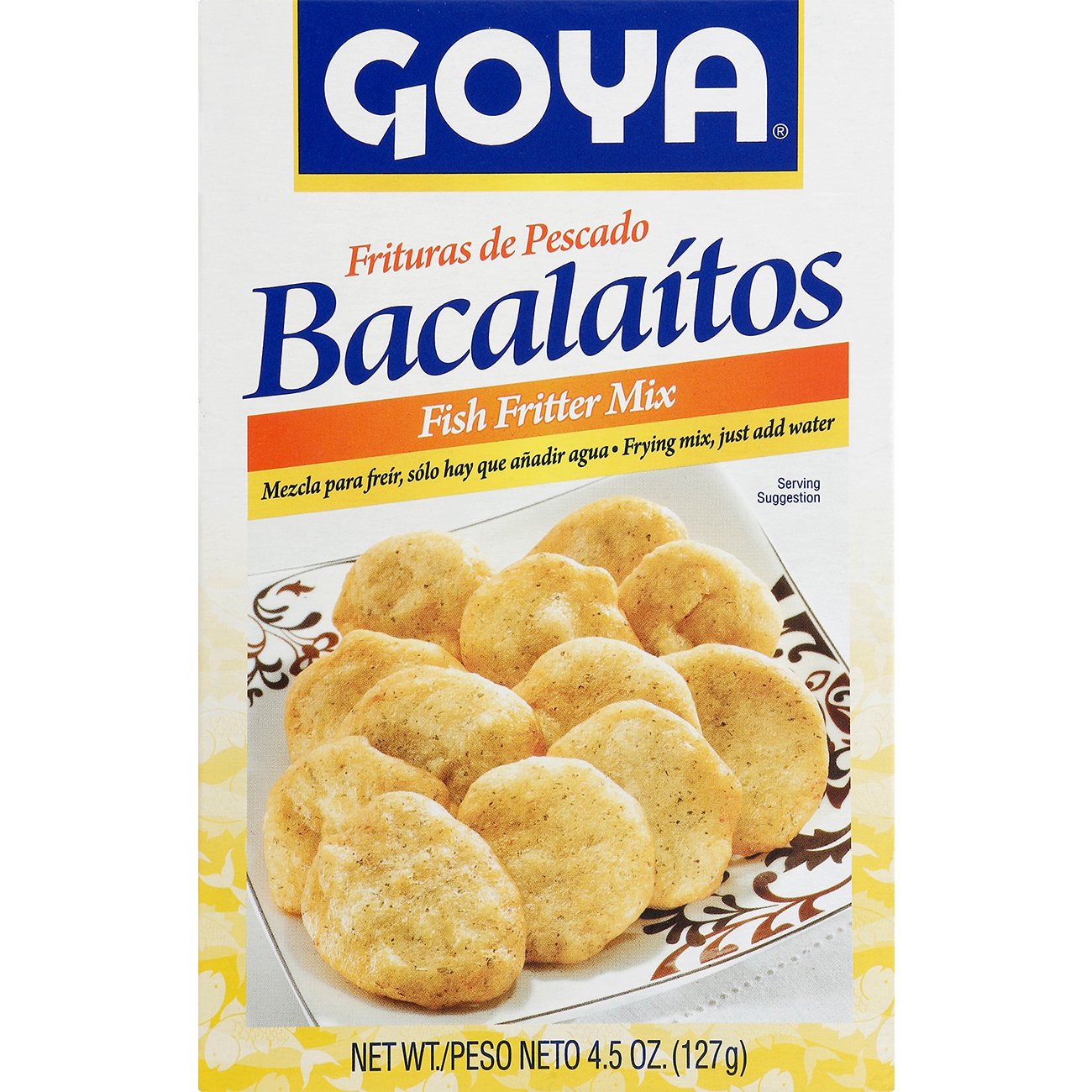 Goya Bacalaitos Codfish Fritter Mix Shop Baking Mixes at HEB
