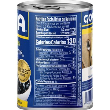 Goya Black Beans, 15.5 oz