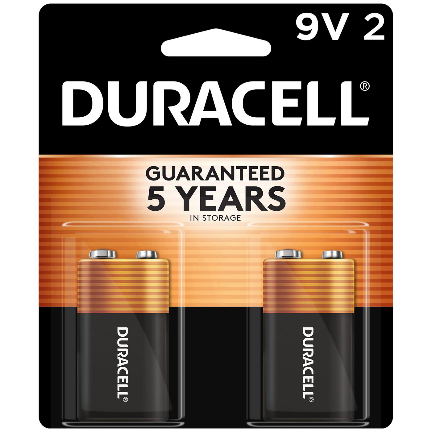 Duracell Coppertop 9V Alkaline Batteries; image 1 of 2