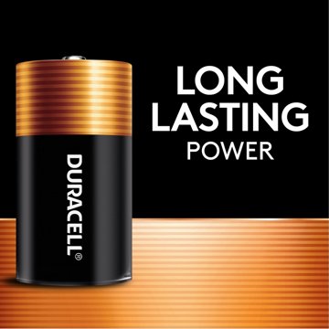 Duracell Coppertop D Alkaline Batteries, 4 pk