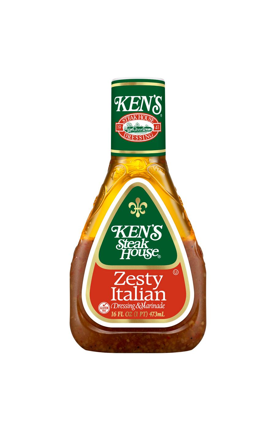 Ken's Steak House Zesty Italian Dressing & Marinade; image 1 of 4