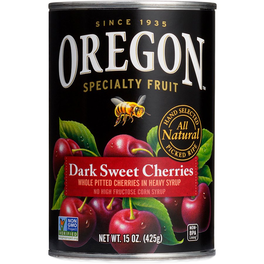 Oregon Dark Sweet Pitted Cherries In Heavy Syrup Shop Fruit at HEB