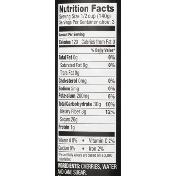 Oregon Dark Sweet Pitted Cherries In Heavy Syrup, 15 oz