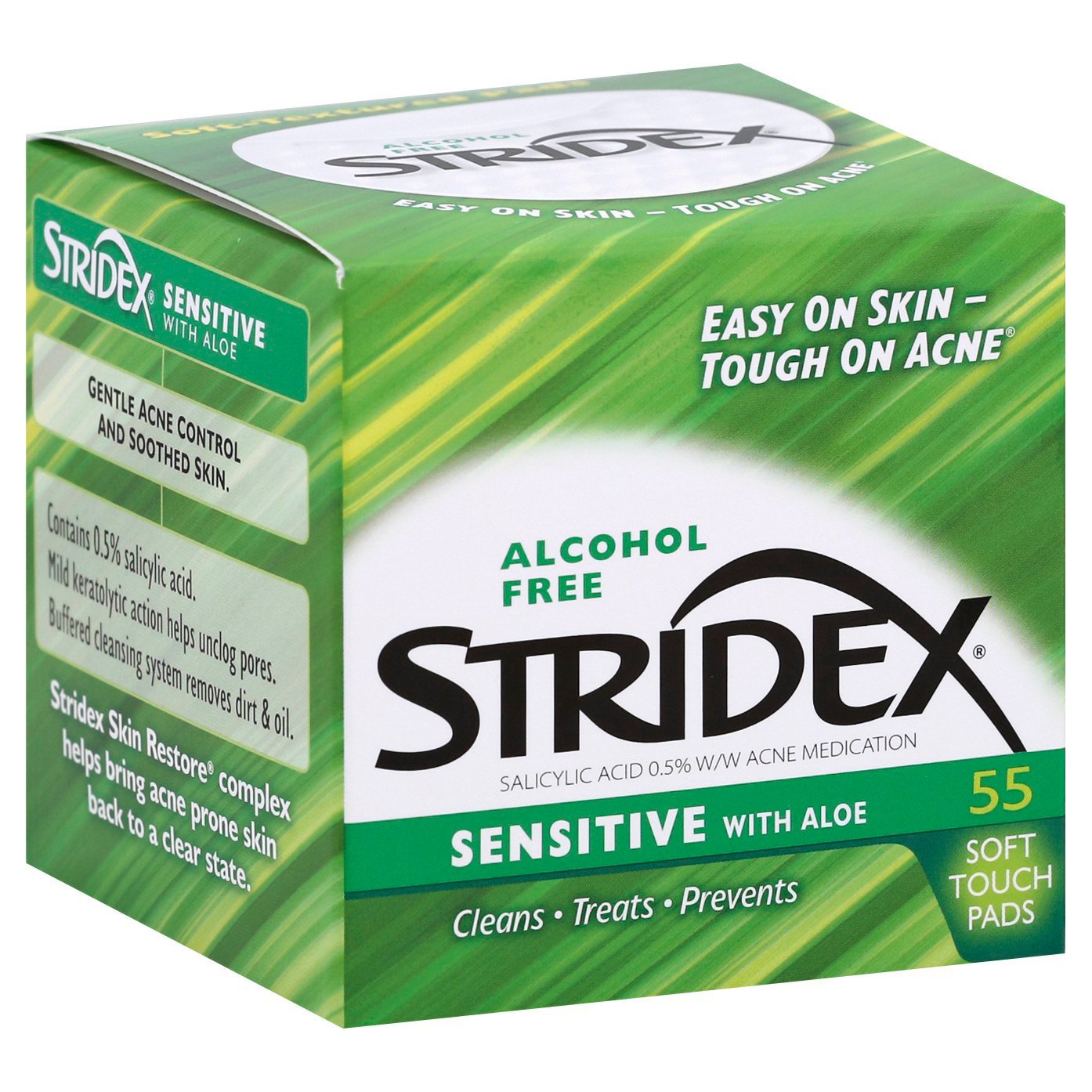 Stridex Sensitive With Aloe Acne Medication Pads Shop Cleansers