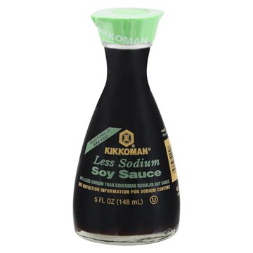Kikkoman Less Sodium Soy Sauce, 5 oz