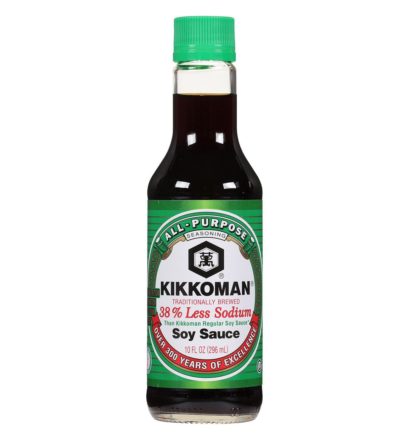 Kikkoman Less Sodium Soy Sauce; image 1 of 4