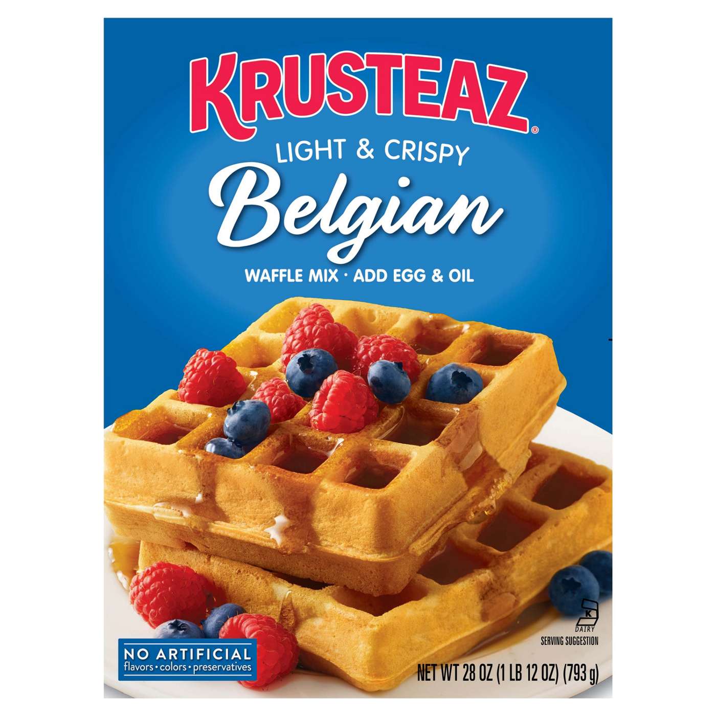 Krusteaz Belgian Waffle Mix; image 1 of 6