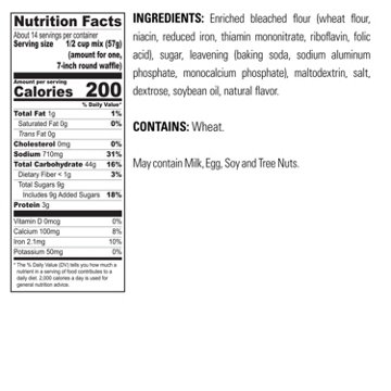 Krusteaz Belgian Waffle Mix, 28 oz