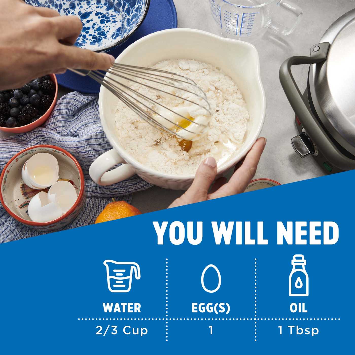 Krusteaz Belgian Waffle Mix; image 5 of 5