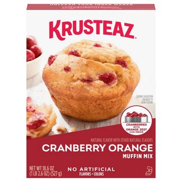 Krusteaz Cranberry Orange Muffin Mix, 18.6 oz