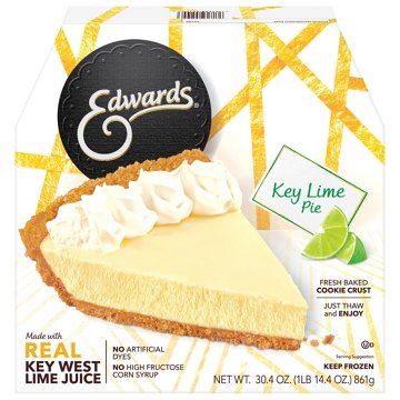 Edwards Premium Desserts Frozen Whole Key Lime Pie, 30.4 oz