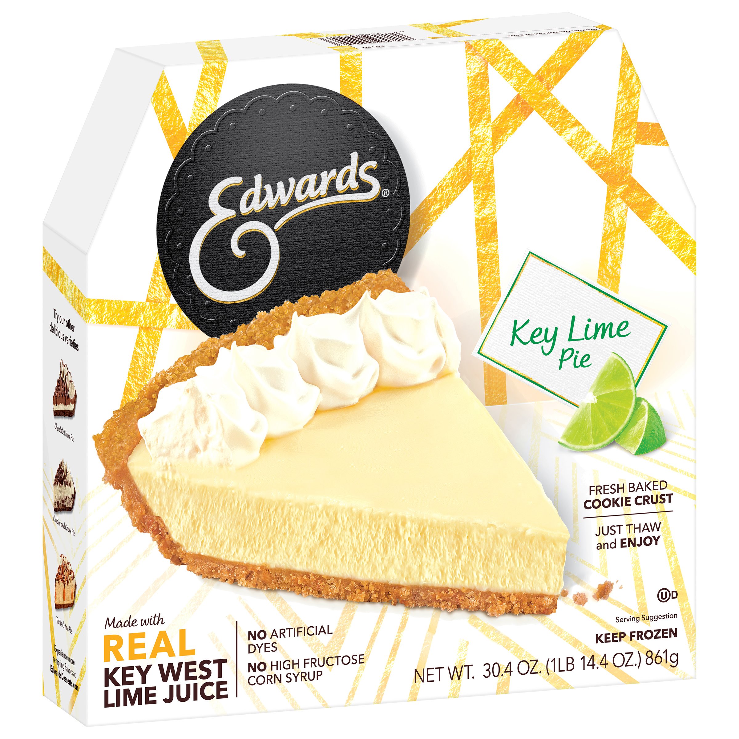 Edwards Premium Desserts Frozen Key Lime Pie - Shop Desserts