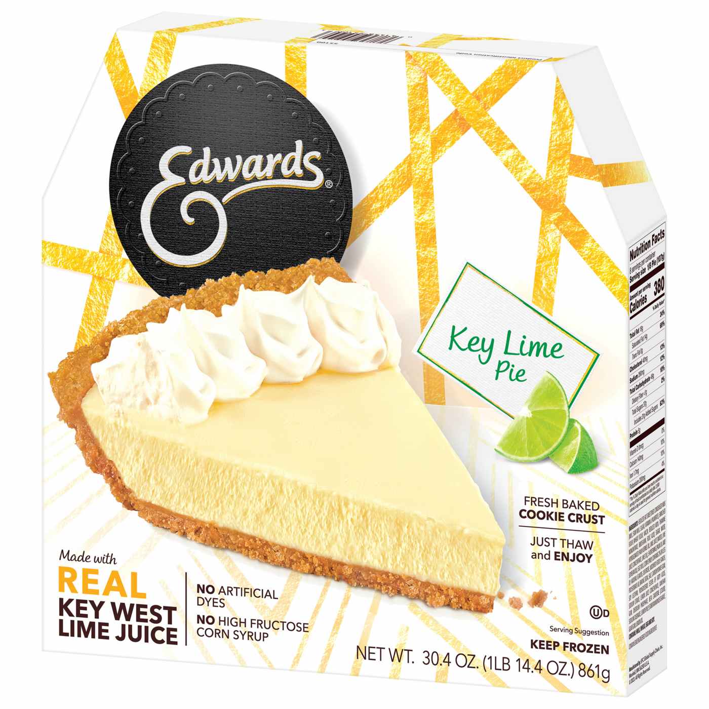 Edwards Premium Desserts Frozen Whole Key Lime Pie; image 8 of 10
