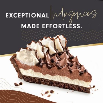 Edwards Premium Desserts Frozen Whole Chocolate Crème Pie, 25.5 oz