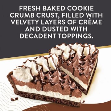 Edwards Singles Desserts Frozen Chocolate Crème Pie Slices, 2 ct
