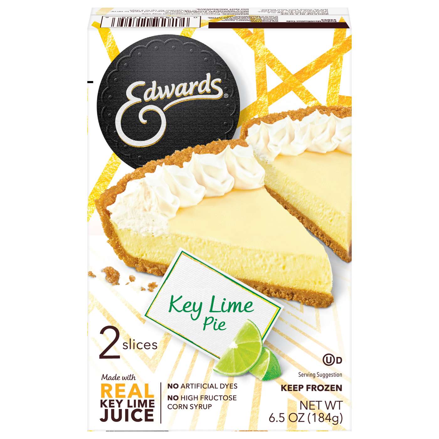 Edwards Singles Desserts Frozen Key Lime Pie Slices; image 1 of 10