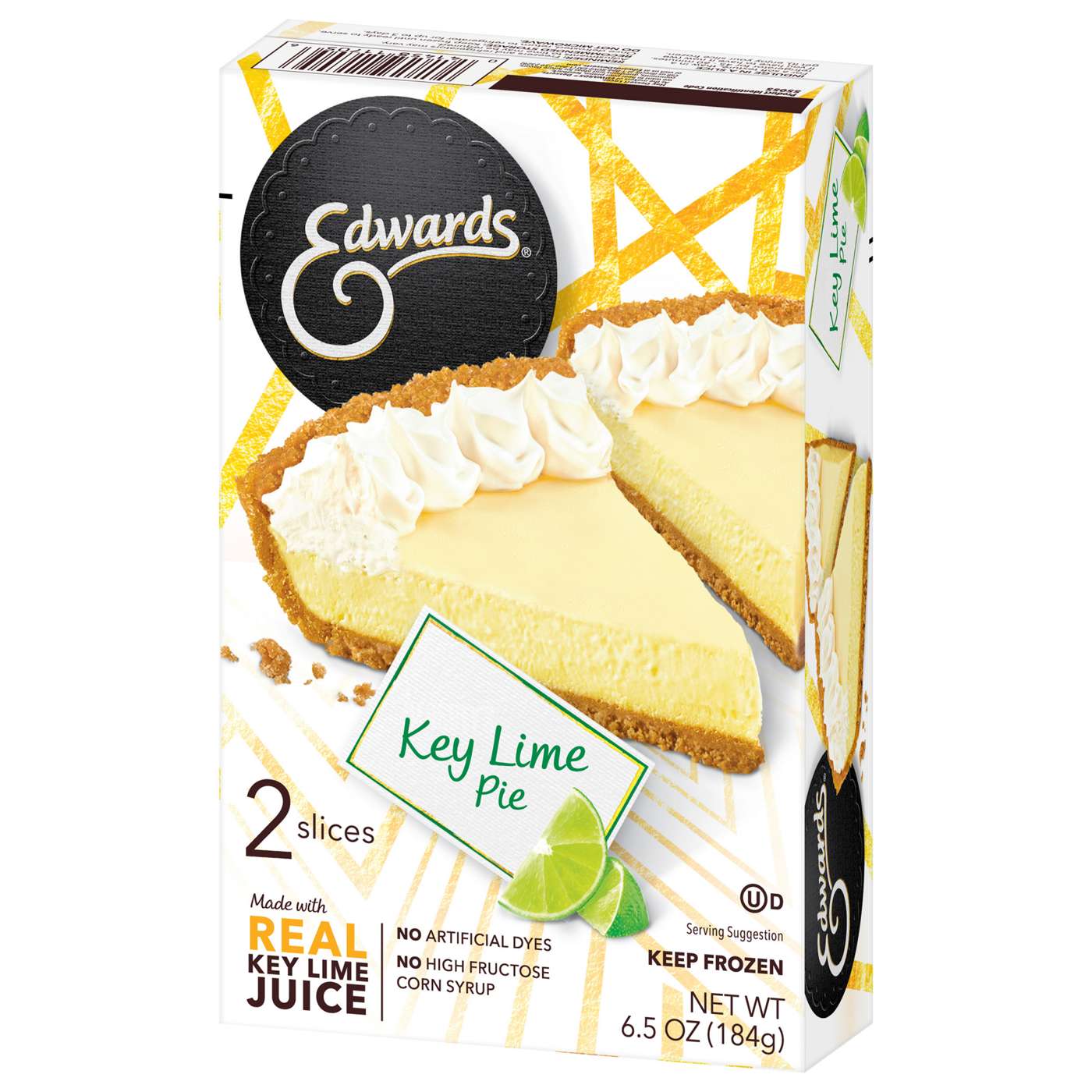 Edwards Singles Desserts Frozen Key Lime Pie Slices; image 4 of 10