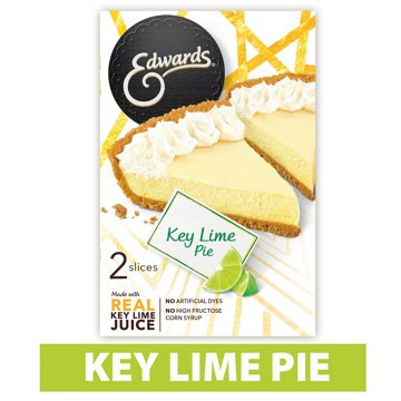 Edwards Singles Desserts Frozen Key Lime Pie Slices, 2 ct