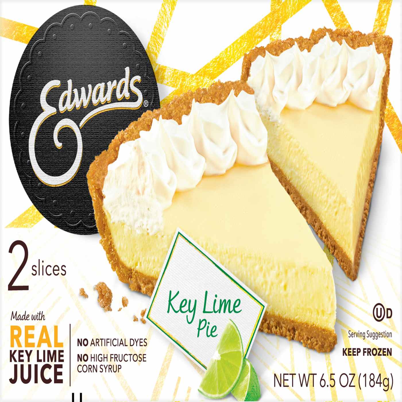 Edwards Singles Desserts Frozen Key Lime Pie Slices; image 6 of 10