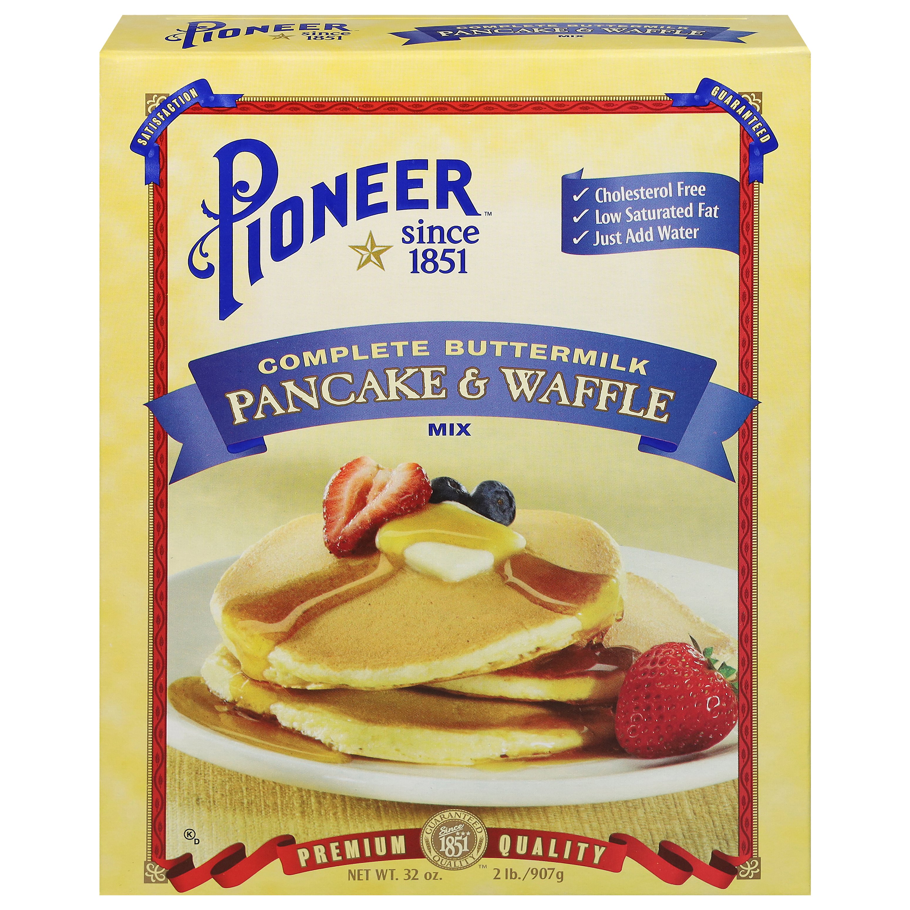 Pioneer Brand Complete Buttermilk Pancake & Waffle Mix - Shop Pancake Mixes  at H-E-B