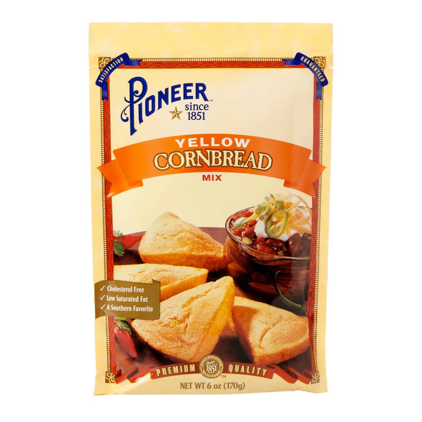 Pioneer Brand Yellow Cornbread Mix; image 1 of 2