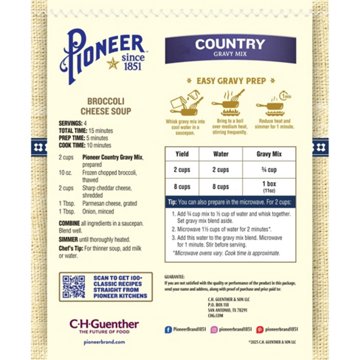 Pioneer Country Gravy Mix, 11 oz