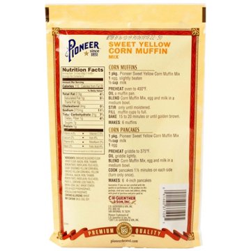 Pioneer Sweet Yellow Corn Muffin Mix