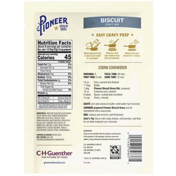 Pioneer Biscuit Gravy Mix, 2.75 oz