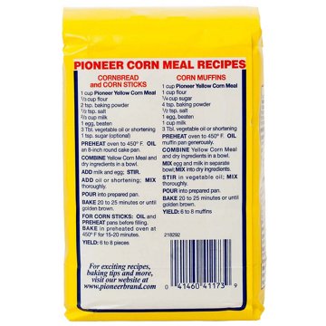 Pioneer Enriched Yellow Corn Meal, 2 lbs
